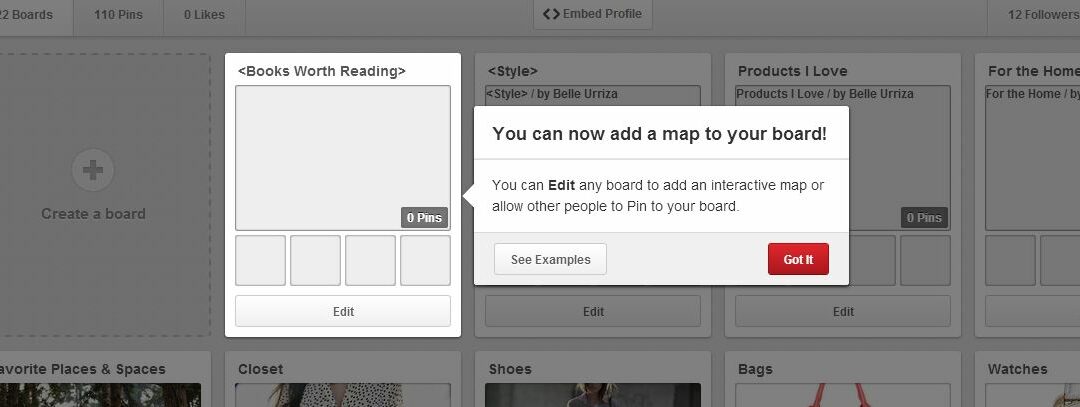 Pinterest Introduces 'Place Pins'